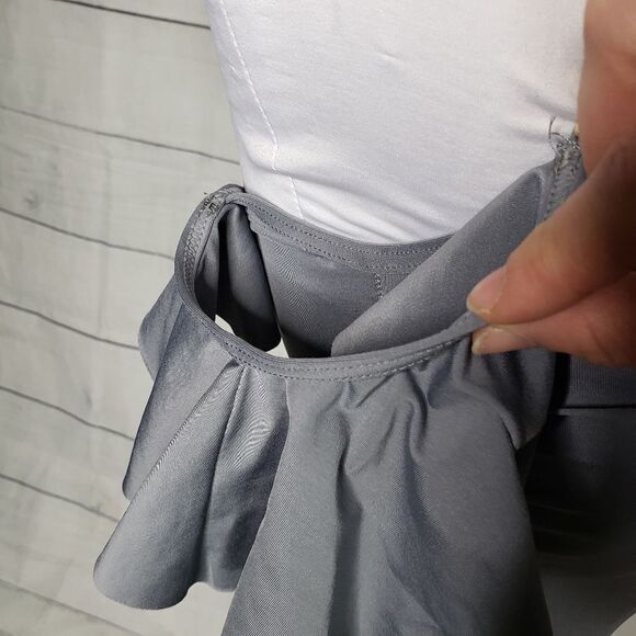 Vince Camuto Swim Ruffle Bandeau one piece 10 - Picture 6 of 7